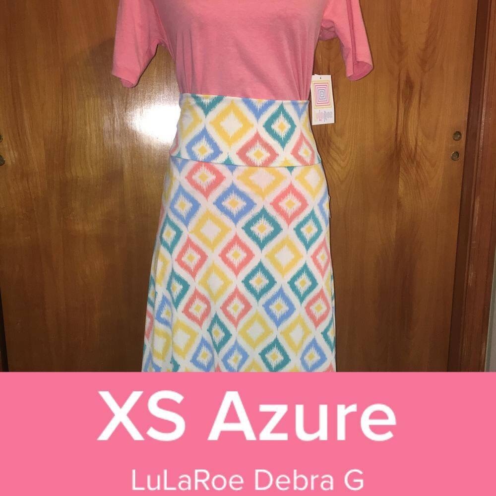 LuLaRoe XS Azure Skirt
